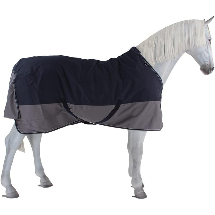 Зимова попона для коня Equi-Theme 50г, 600D TYREX, синя/сіра, 125 см