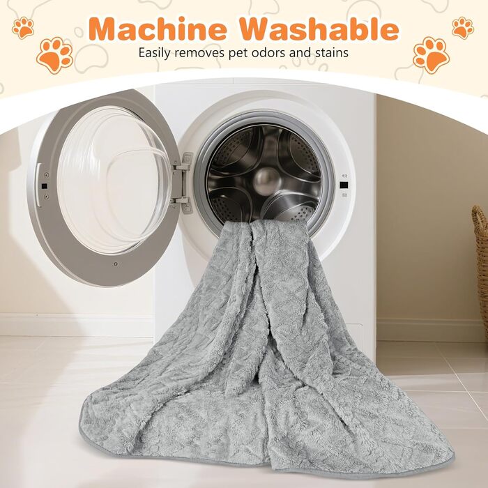 Водонепроникний плед для собак (150x128 см) - м'який та зручний для подорожей та дому