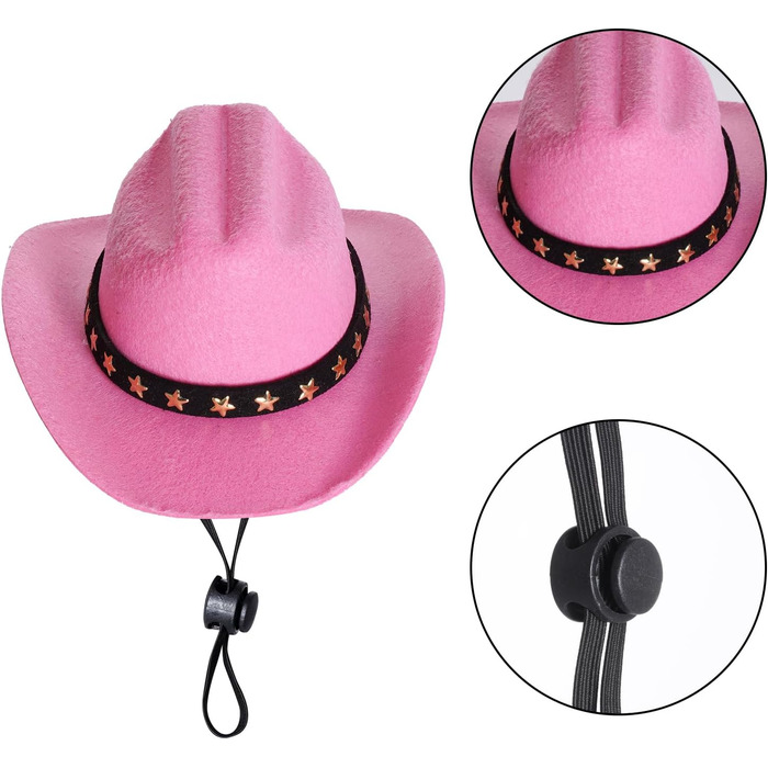 Костюм ковбоя для домашніх тварин, аксесуари для Хелловін, костюм для собак та котів, розмір M (Рожевий)