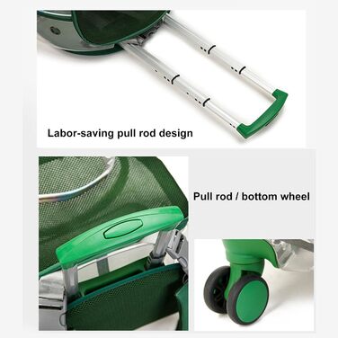 Транспортувальний рюкзак-переноска для тварин, ролл-переноска для котів та собак, з вентиляцією та тихими колесами