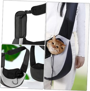 Переноска для котів та маленьких собак PENIKOKO, складана, з сіткою, велика місткість, міцна, поліестер/ПВХ