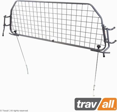 Сітка для собак Travall, сумісна з Opel/Vauxhall Zafira (2005-2014) [Без панорамного даху]. Надійна сталева перегородка для багажника, захист вантажу.
