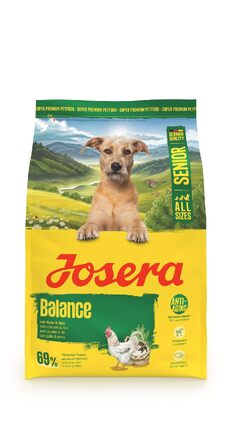 Сухий корм для літніх собак Josera Balance, 12.5 кг — збалансований раціон для дорослих собак старшого віку