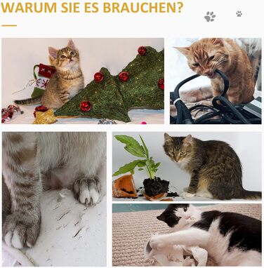 Килимок для котів PawHut 2 шт. 130 x 45 см, сизаль, захист від подряпин для дивану, меблів, дверей, сірий