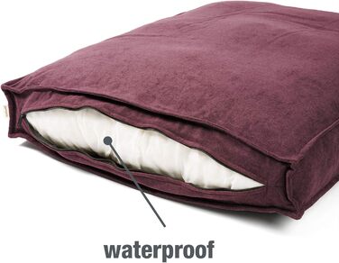 JAMAXX Преміум ортопедична подушка для собак з Memory Foam, 120x90 см, фіолетовий