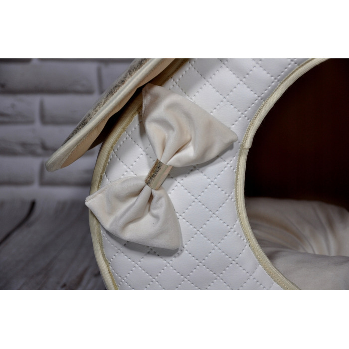 Ліжко-будиночок SjestaPupila для собак та котів, розмір S (30x30 см)