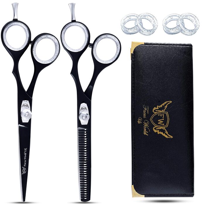 Набір професійних перукарських ножиць 6 дюймів - перукарські ножиці з японської сталі для чоловіків та жінок