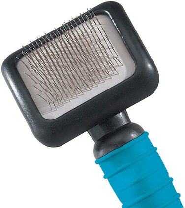 Щітка для грумінгу собак astar - ергономічна щітка для вичісування шерсті, чорна (S)