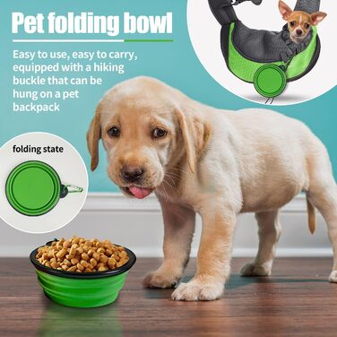 Сумка-переноска для тварин, складаний миска, аксесуари для домашніх тварин, рюкзак-переноска на одне плече, сумка для собак