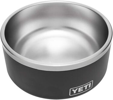 YETI Boomer 8 - Миска для собак з нержавіючої сталі, чорна, 1.8 л, протиковзна