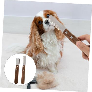 Щітки для грумінгу домашніх тварин DOITOOL (2 шт.) - ефективне видалення ворсу для собак та котів з довгим та середнім хутром. Ергономічні ручки.