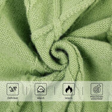 Теплий в'язаний пуловер для собак - тепла сорочка для джек-рассел, французький бульдог, чихуахуа, коргі, зелений, розмір S