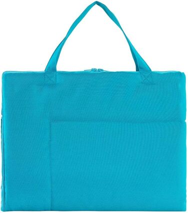 Складаний килимок для собак KAHU® (60x80 см) • Переносний килимок для собак • Килимок для собак у подорожах • Килимок-ліжко для собак • Килимок для собак, що можна прати • Колір: бірюзовий