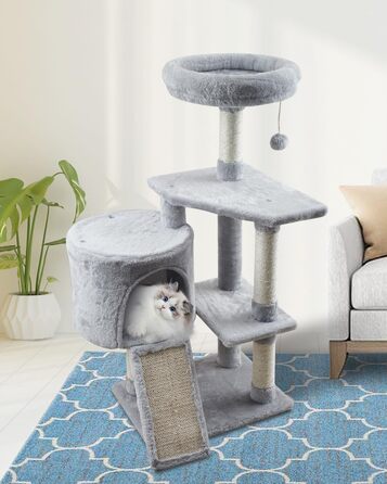 Дряпка для котів MIAO PAW 11Cat, сіра, сизаль