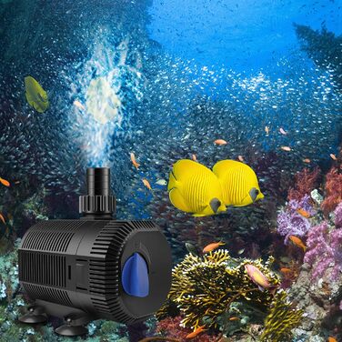 Енергоощадний насос для ставка Eco 2300 л/год 35Вт, фільтр-насос для водойм і струмків, для кої, водяний насос