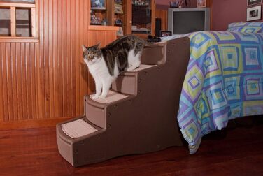 Сходи для тварин Pet Gear, 4 ступені, великі, шоколадні