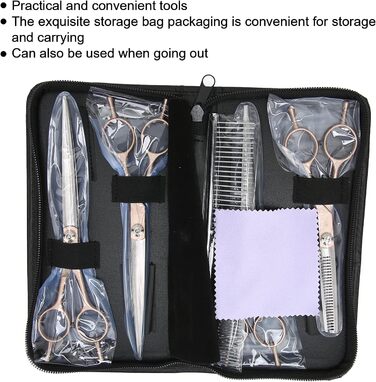 Набір для догляду за собаками: гребінець, тример, ножиці для собак, котів, кроликів, хом'яків. 17,8 см