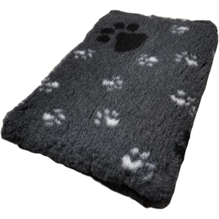 М'який килимок для собак Vet-Bed Softbed Dry-Bed: неслизький, 30 мм, темно-сірий, 100x80 см