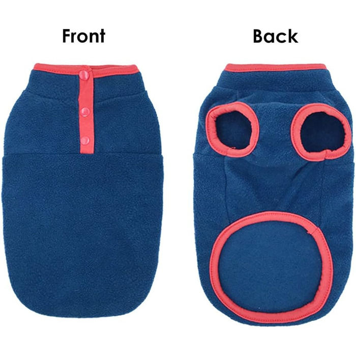 Флісовий пуловер для собак, тепла жилетка, одяг для собак, без рукавів, цуценята, зима, холодна погода, одяг для собак, пуловер для маленьких та середніх собак та котів (Зелений), Зелений (X-Small, блакитний)
