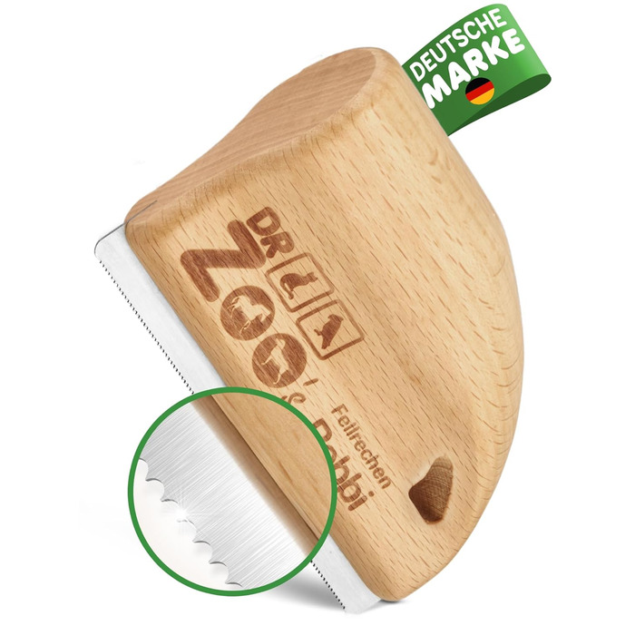 Дзеркальна щітка для собак DR Zoo 'Robbi' – ідеальна для грумінгу, видаляє підшерсток та короткий пух