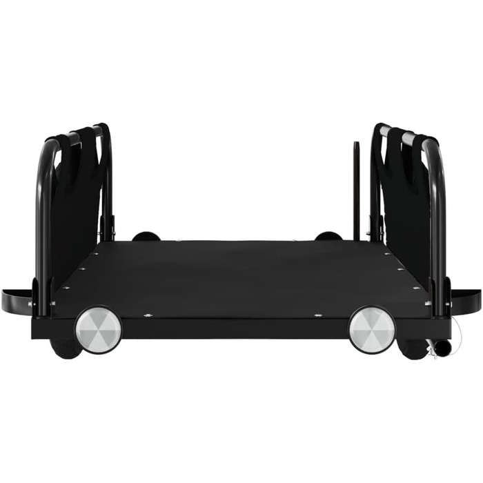 Причіп для велосипеда, вантажний та для собак, чорний, з оксфордської тканини та металу, для покупок та відпочинку