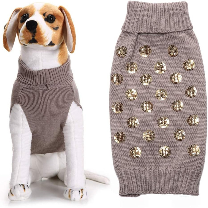 Пуловер для собак на зиму: теплий святковий одяг для собак маленьких та середніх порід. Теплий одяг для тварин на осінь та зиму