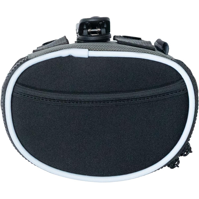 Сумка для ласощів Quickdraw для собак – сумка для дресирування з тримачем клікера та диспенсером для відходів – зручна сумка для ласощів для собак – міцна, світловідбивна (Чорна)