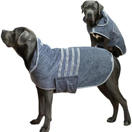 Преміум халат для собак - великі породи (XXL) - м'який та придатний для прання при 40°C - для зими та літа