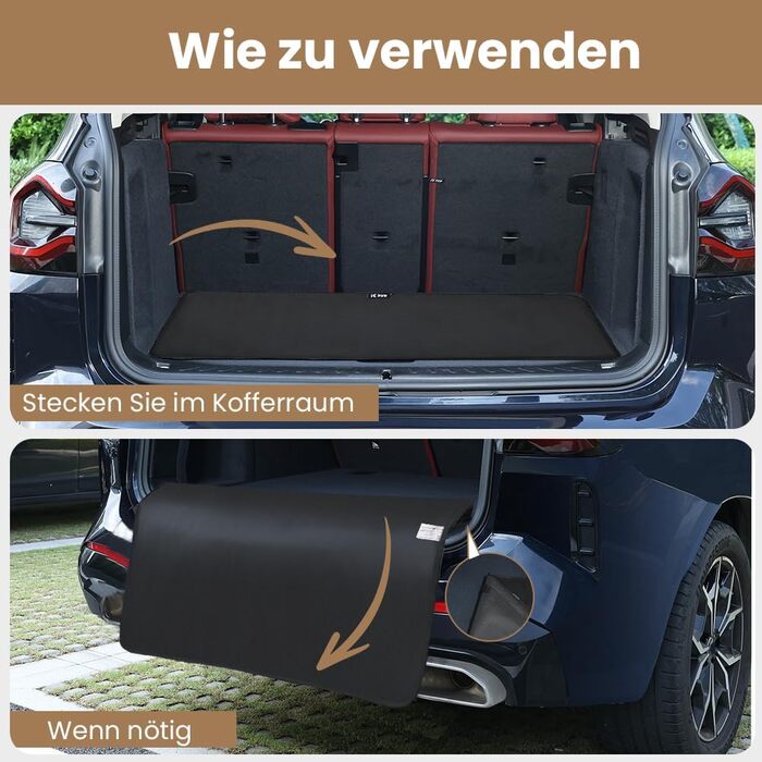 Захист для вантажного відсіку KYG: водовідштовхуючий, стійкий до подряпин, універсальний (105x80 см)