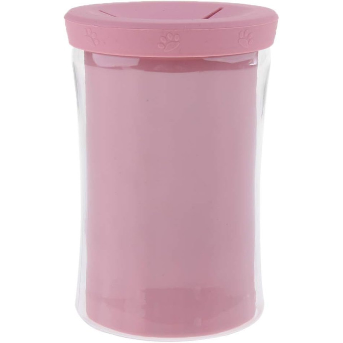 Миска для миття лап собакам, рожева | Чистяча щітка для лап собак