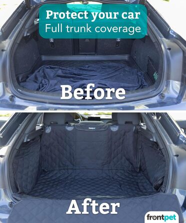 Захисний коврик у багажник для собак FrontPet, універсальний, великий (35'L x 40'W), сірий