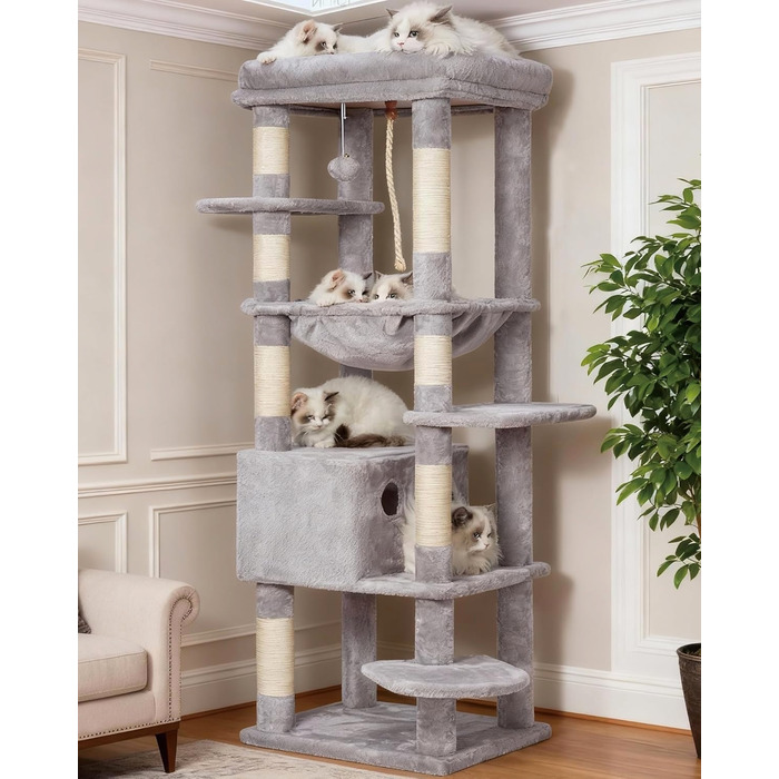 Високий когтеточка-комплекс для котів Ruby 101 — 160 см