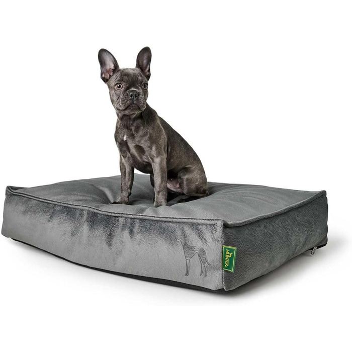 Ортопедична подушка для собак Hunter Merida з піною з пам'яті; Підтримує суглоби та хребет, неслизька основа, колір антрацит, розмір XL