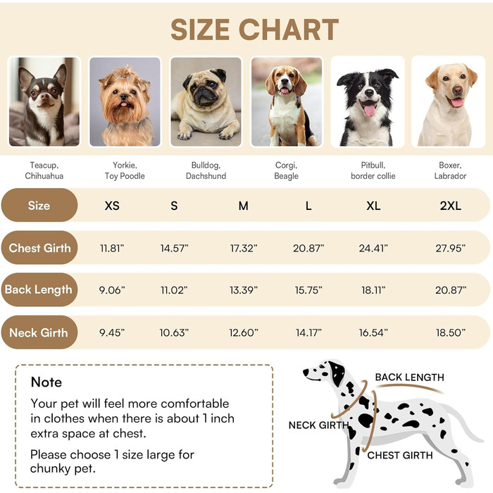 Тепла флісова куртка для собак Queenmore, водонепроникна куртка для собак на холодну погоду, з отвором для повідка, світловідбиваючий комір, теплий зимовий костюм для собак маленьких, середніх та великих розмірів, коричневий