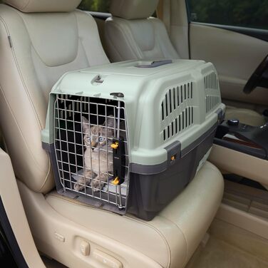 Переноска для котів Skudo Katzentrage Midwest Homes for Pets, пластик, з туалетом, 61 см