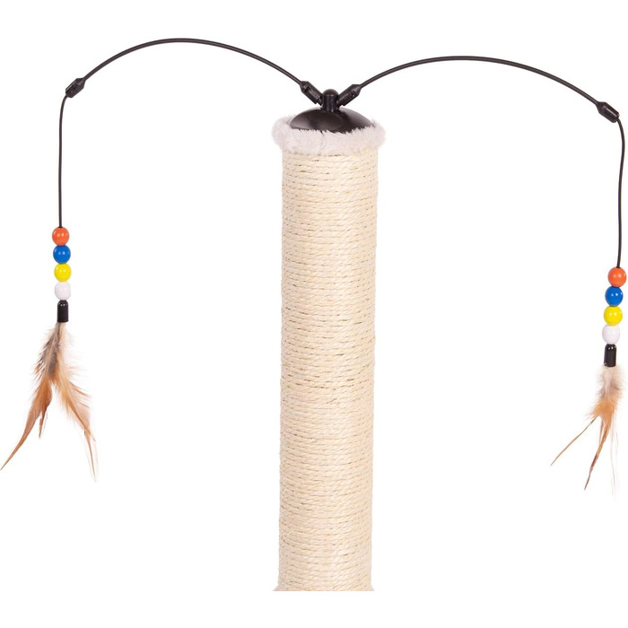 Котячий стовпчик Lilly - інтерактивне котяче іграшкове обладнання для самостійних занять | 78 см | 33 x 33 x 80 см