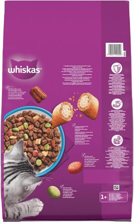 Сухий корм для дорослих котів Whiskas з тунцем, 7 кг