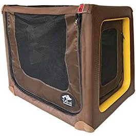 Транспортна переноска для собак Tami - переноска-авіабокс, клітка для собак, переноска для автомобіля, клітка для багажника, сітчаста переноска для собак, автотранспортна переноска, переноска для собак Backseat S