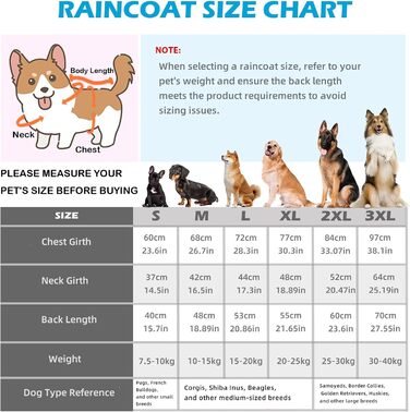 Водонепроникний дощовик для собак, регульований, з відбиваючими смугами та капюшоном, для прогулянок на відкритому повітрі, для маленьких, середніх та великих собак (зелений, XXL)