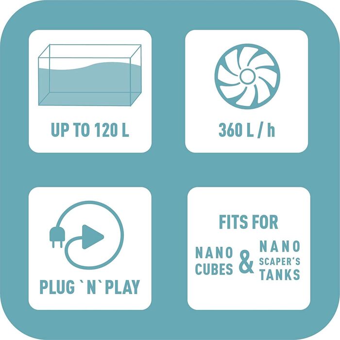 Dennerle Scaper's Flow - зовнішній фільтр для акваріумів акваскейпінгу (Hang-On), білий