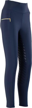 Легінси для верхової їзди Lazura Fenja | Повний силіконовий наповнювач | Рідзани з 2 кишенями для телефону | Легінси для верхової їзди Navy, розмір 36/38