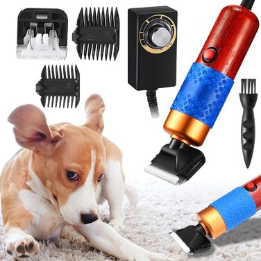 Машинка для стрижки собак Hunderasierer: професійна машинка для грумінгу та стрижки шерсті собак, низький рівень шуму та вібрації, 200W