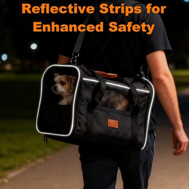 Транспортна переноска для котів, переноска для котів з безпечними блискавками, миска, змінне подушечка, переноски для котів та цуценят вагою до 7 кг