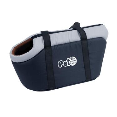 Сумка-переноска для собак, котів, дрібних тварин DLZFUDTY. Чорний колір, розмір L. Ідеально для прогулянок та подорожей.