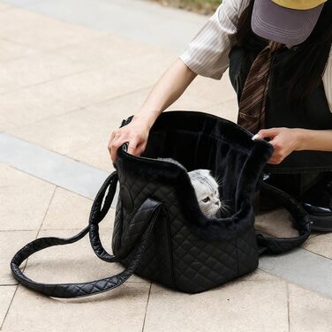 Транспортна сумка для собак та кошенят - Ергономічна, водонепроникна | Підходить для зимових прогулянок, авто та громадського транспорту