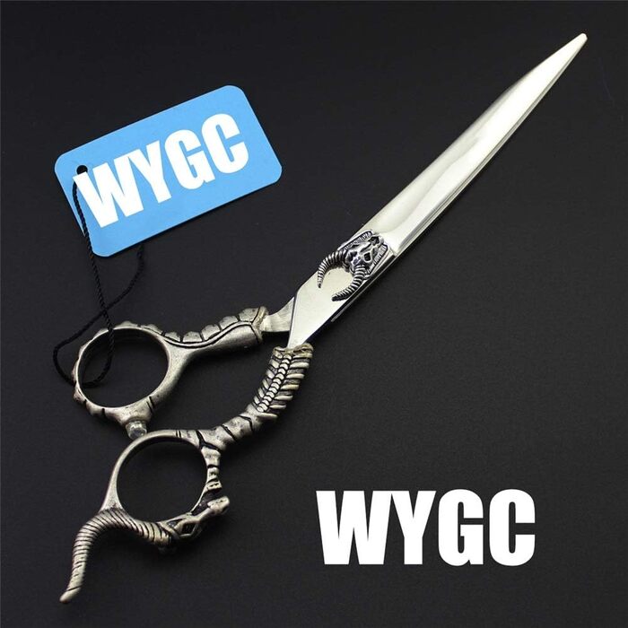 Професійна шерстьрізка для собак WYGC PETS 7.0 дюймів з нержавіючої сталі 440C, для грумінгу собак та котів