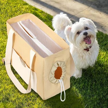 Транспортна сумка для котів та маленьких собак, дихаюча, складна, з шнурком