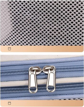 Транспортна сумка для собак, кошенят, кроликів: безпечна, зручна, дихаюча, для подорожей та прогулянок (блакитна)