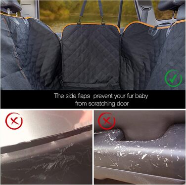 Водонепроникний чохол на сидіння для собак iBuddy, 900D, для пікапів F150 F250 XL, чорний