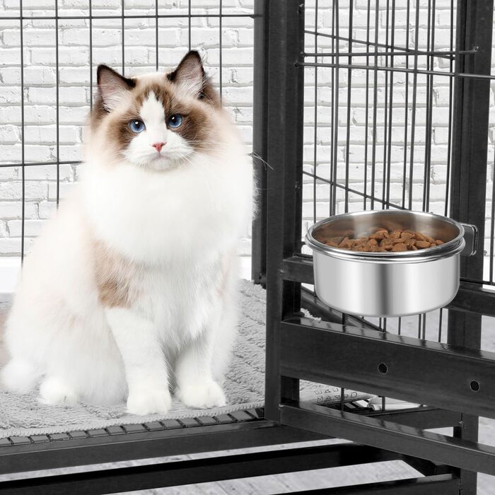 Миски для собак Reshiho з нержавіючої сталі, 2 шт. - годівниця для собак, котів, кроликів, птахів та інших дрібних тварин